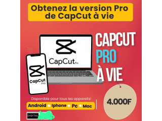 CAPCUT PRO +NETFLIX Gratuit